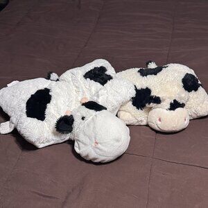 COW PILLOW PET - SET OF TWO